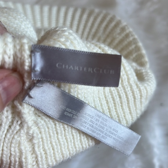 Charter Club knit newsboy hat - Picture 3 of 10